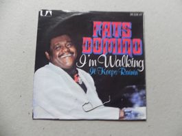 Single US Rock`n`Roll Sänger Fats Domino 1959 /60 I`mWalkin